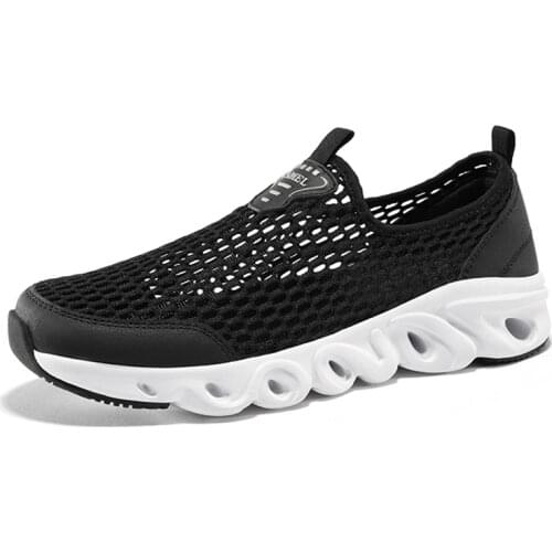 CAMEL Outdoor Walk Shoes Men 2021 Summer New Casual Lightweight Soft Elastic Breathable Non-slip Wear-resistant Mesh Shoes