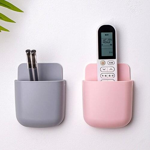 Wall-Mounted Storage Boxes Small Items Odds Box Air Conditioning TV Remote Box Phone Holders Practical Household Accessories