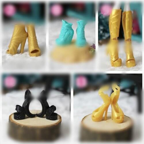 Original Monstering High Doll Shoes High Heels Personality Doll Shoes 1/6 Doll Casual Sandals Shoes Boots Doll Accessories