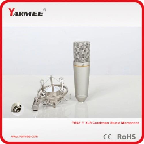 Cardioid XLR professional high SPL condenser recording microphone musical microphone stuidio microphone YR02