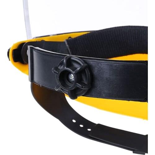 Clear Full Face Shield Safety Helmet Visor Mask For Automotive Construction R9JB