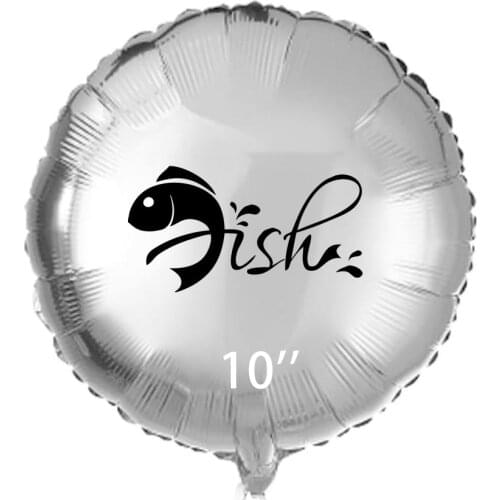 Round Shape Aluminum Foil Balloon Custom With Name Brand Logo