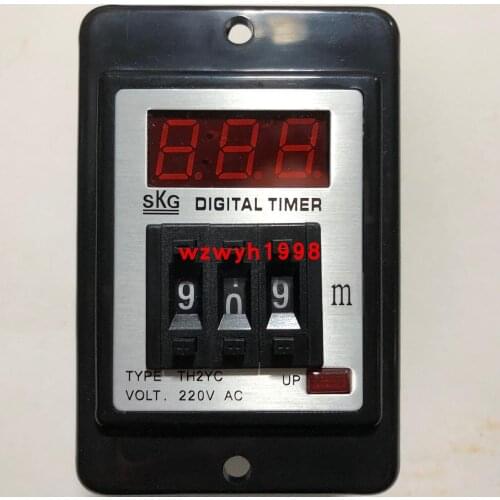 Taiwan SKG time relay TH2YC high precision time SKG TH2YC spot supply 999S 99.9M 999M