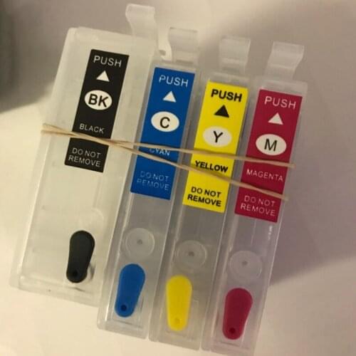 Vilaxh 252 T2521XL Refillable Ink Cartridge For Epson T2521 - T2524 WorkForce WF-3620 WF-3640 WF-7610 WF-7620 WF-7110 WF-7710