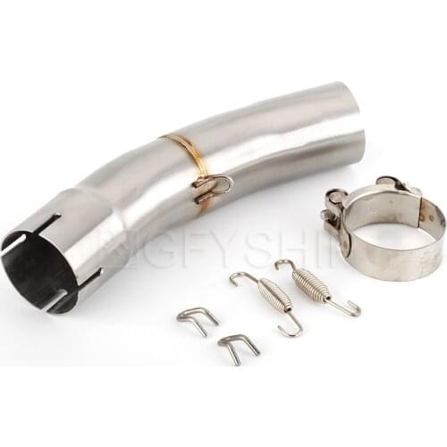 For Triumph Street Triple 675 2013 to 2017 Street Triple 675 R 13-17 Escape Slip-on Motorcycle Exhaust Muffler Mid Link Pipe