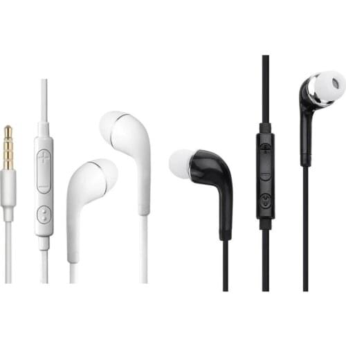 High quality 20pcs/lot J5 Headsets In-ear Earphones Headphones Hands-free with Mic For Samsung Xiaomi