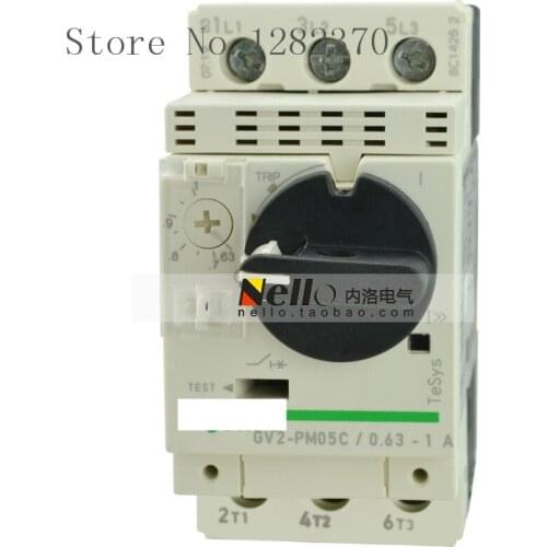 [ZOB] Authentic original motor circuit breaker GV2PM05C/08C/16C/21C 0.63-1A 2.5-4A 9-14A motor protection switch --3pcs/lot
