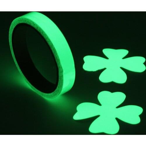 3M*10mm Super-bright Green Luminous Tapes Glow In Dark Self-adhesive Tape Home Decoration Night Vision Warning Security Tape