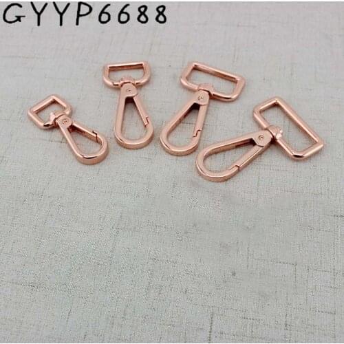 4pcs 20pcs 13mm 39mm High quality Rainbow Swivel Lobster clips attached carabines snap hook metal hardware handbag bags hanger