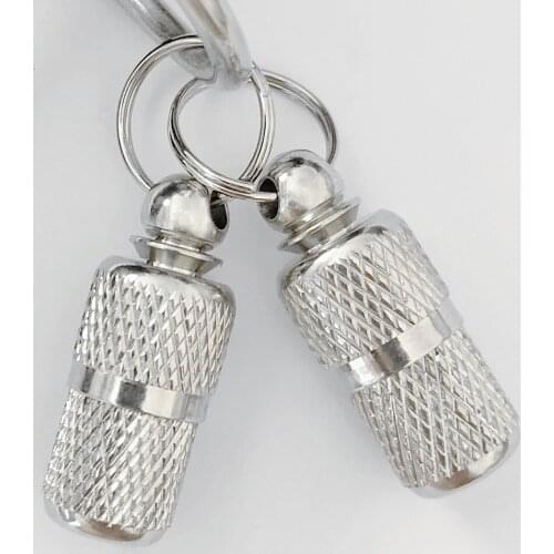 5PC Personalized Capsule Shape Metal Pet Name Tag Anti-lost Customized Dog Cat ID Collar Puppy Nameplate Tag Pendant Supplies