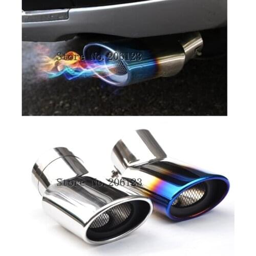 Accessories FIT FOR Honda CRV CR-V 2012 2013 2014 2015 EXHAUST MUFFLER TIP PIPE TAILPIPE FINISHER END TRIM STAINLESS STEEL