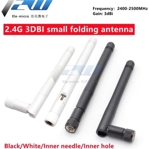 Free shipping! 1pcs 2.4GHz 3dBi Omni WIFI antenna with RP SMA male/female plug for wireless router wholesale price antenna wi-fi