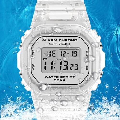 Fashion Brand Sports Women Digital Watches LED Electronic Digital Waterproof Ladies Clock Female Wristwatch Relogio Feminino