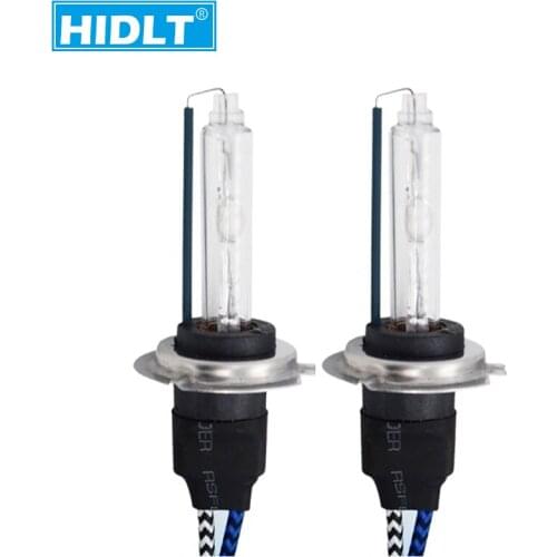 HIDLT 2021 NEW 55W H7 4300K H1 H3 H8 H11 5500K Super Fast Bright Car Headlight Xenon Bulb For 55W Xenon Ballast Kit H7 HID BULB