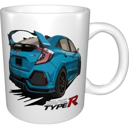 Honda Civic Type R Blue Fk8 Mug Coffee Cup Coffee Mug Great Stray Dogs Double Glass Cup ChildrenS Drinking Mug