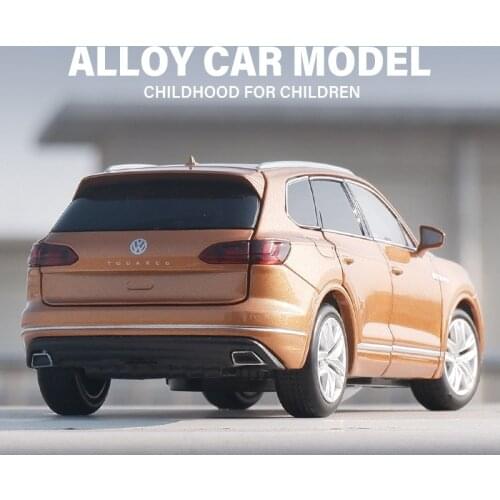 1:32 Volkswagen Touareg SUV Alloy Car Model Diecasts & Toy Vehicles Metal Car Model Miniature Scale Boys Toy For Childrens Gift