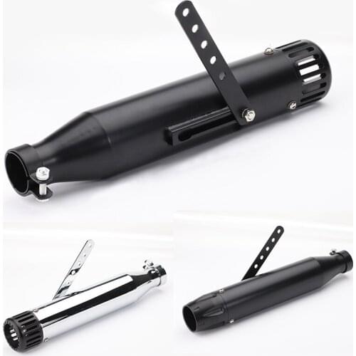 Motorcycle muffler exhaust pipe sportster modified echappement moto vertical back pressure case for