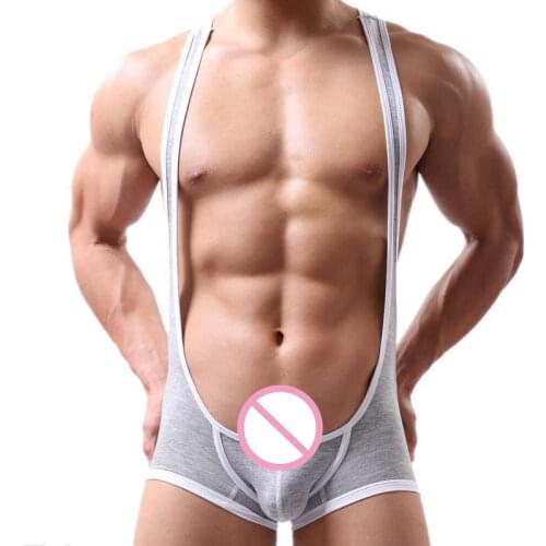 Mens Modal Slim Tight Shapers Sexy Men Underwear Wrestling Singlet One Piece Jumpsuit Males Bodysuit Sleeveless Shapers New