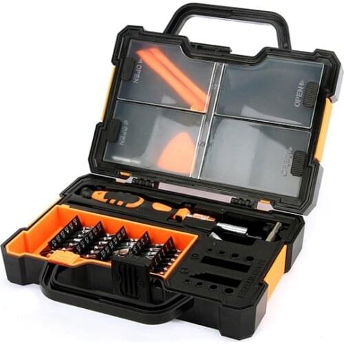 Hand Tool Set General Household Repair Hand Tool Kit with Plastic Toolbox Storage Case Socket Wrench Screwdriver