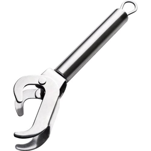 Stainless Exquisite Bowl Pot Pan Gripper Clip Dish Plate Retriever Tongs