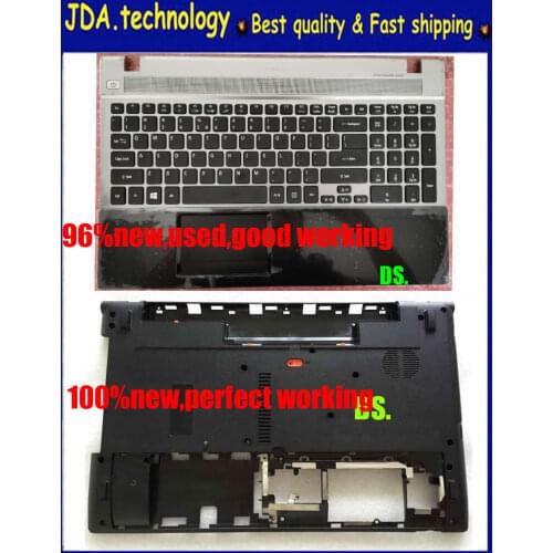 95%New For Acer Aspire V3 v3-551 V3-551G v3-531 v3-531g v3-571 V3-571G Palmrest keyboard upper cover &bottom case
