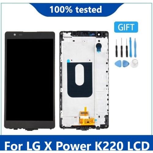 Original Display For LG X Power K220DS K220 LCD Display with Touch Screen Digitizer Assembly For LG K220 LCD With Frame