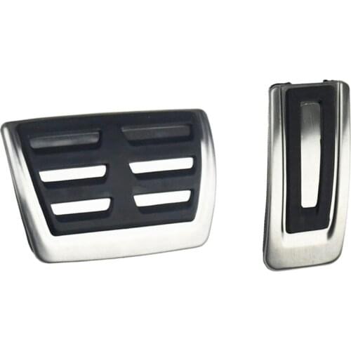 Stainless Steel Pedal Cover For VW T-Roc ROC Tiguan T-Cross Amarok Passat B8 sagitar 2017 2018 2019