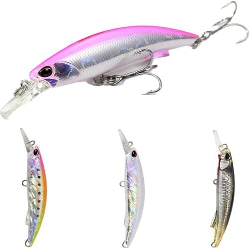92MM 40G Minnow Fishing Lure Sinking Hard Bait 3D Eyes Wobblers Artificial Bait Carp Pesca Fishing Tackle