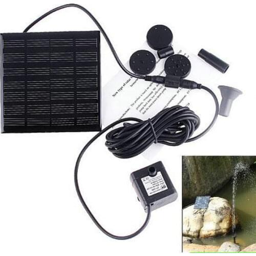 Solar water pump, sprinkler, solar energy storage fountain, fountain pool, fish pond, garden water spraying