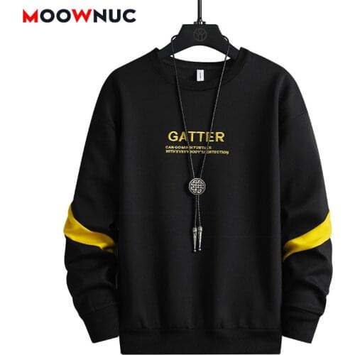 Sportswear Hoodies For Men Pullover Male Casual Fashion Tracksuit Hombre 2021 New Spring Autumn Printed Hip Hop Classic MOOWNUC