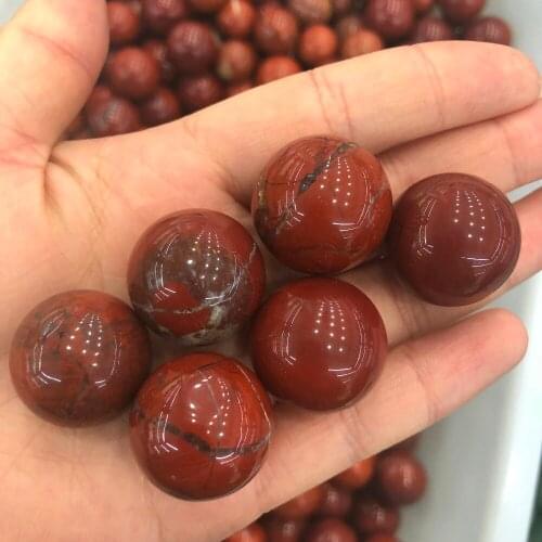 Ultra rare natural red jasper quartz crystal spheres for home decoration