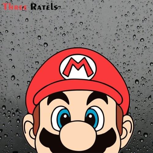 Three Ratels FC215 Funny 3D Cartoon Peeking Car Stickers Vinyl Decal Decoration for Peugeot 307 206 407 406 405 3008 4008 20