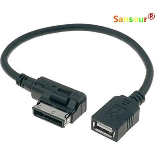 For Audi VW A6L A4L A5 A8L Q5 Q7 TT RCD510 RCD310 RNS510 MEDIA-IN MDI USB ADAPTER CABLE