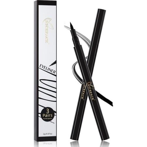 Magic Eyeliner Viscous Eyeliner No Glue No Magnet Quickly Stick False Eyelashes Quick-drying Black Eyeliner Self-Adhesive