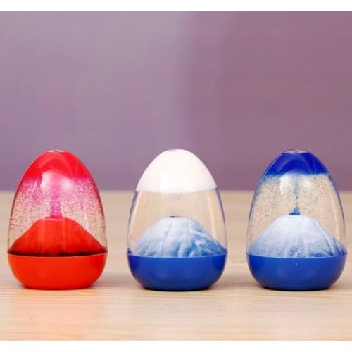 Volcanic Creative Childrens Toys Sensory Visual Stimulation Decompression Timer Gift Decoration Desktop I6G6