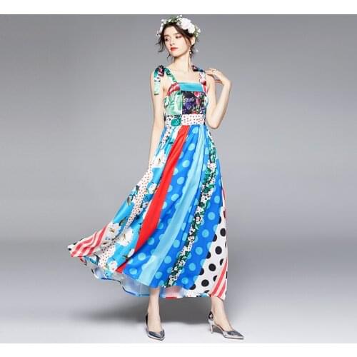 Wtianyuw Summer Polka Dot Dresses