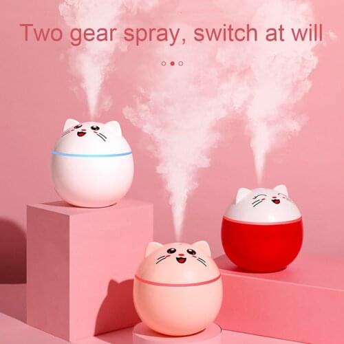 1pc Home Air Humidifier Cute Cat Diffuser Purifier Aromatherapy Car Humidifier