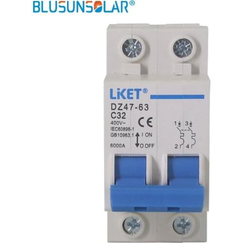 1PCS hot selling high quality Schneider Electric 1P+N 16A/32A/50A/63A AC 400V Miniature Circuit Breaker