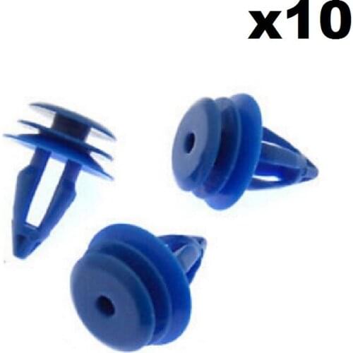 10x For Land Rover Range Rover Evoque Plastic Clips for Front & Rear Wheel Arch Trim