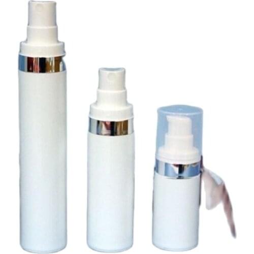 15ML/30ml/50ml white airless plastic bottle sprayer/mist sprayer/perfume sprayer bottle cosmetic packing plastic bottle
