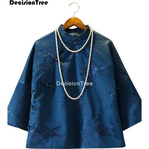 2021 chinese lady outerwear women qipao coat tangzhuang ancient cheongsam linen tops oriental hanfu cheongsam jacket