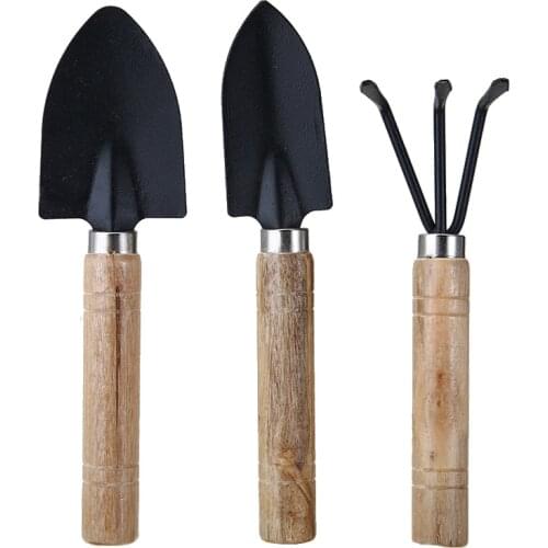 3pcs Mini Gardening Shovel Set Succulent Plants Tools Garden Plant Potted Tool For Digging Transplanting Loosening Soil