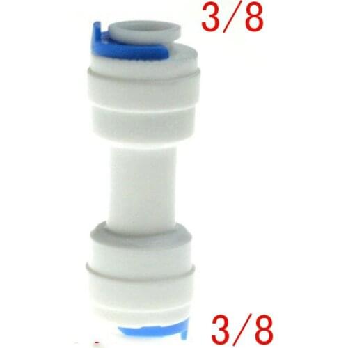 5 PCS 3/8" Equal Straight Tube OD Quick Connection Fittings Aquarium RO Water