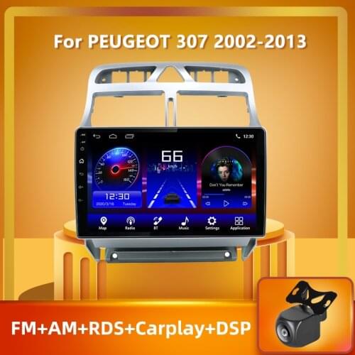 PEERCE For PEUGEOT 307 sw 307 2002 - 2013 2G+32G Android 10 Carplay Car Radio Multimedia Video Player Navigation GPS 2 din dvd