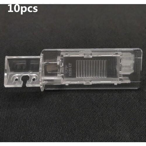 YIFOUM 10xCar Rear View Camera Bracket License Plate Lights for Volkswagen Bora Lavida Sharan Sagitar Passat Gran Lavida Santana