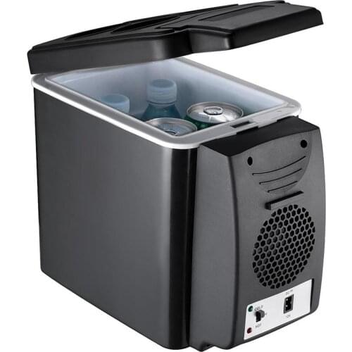 6 Liter Car Mini Refrigerator Lightweight Dual-Use Insulated Cooler Box Container