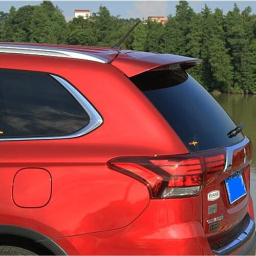 For Mitsubishi Outlander Spoiler 2013 2014 2015 2016 2017 2018 2019 2020 ABS Material Car Rear Trunk Wing Accessories Body Kit