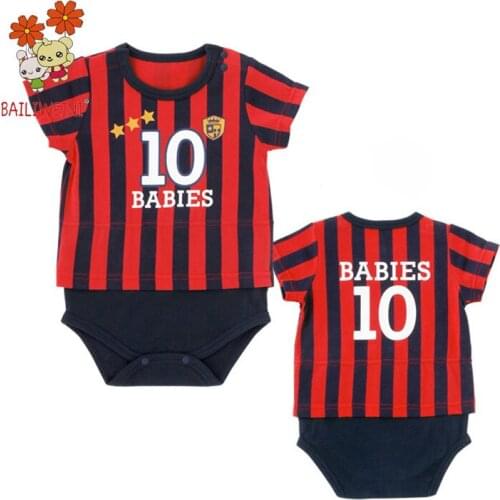 BAILIWEINI Bodysuit With Short Sleeves For Babies