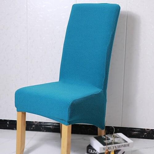 1/2/4/6 pieces shiny velvet cheap fabric chair covers universal size stretch seat covers case slipcovers for dining room