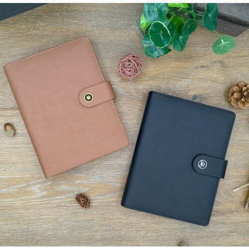 A5 Notebook Organizer Journals And Planner 2021 Refillable Notebook Dot Rrid Filofax Index Tabs White Kraft Paper Office